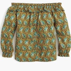 J. Crew off the shoulder top